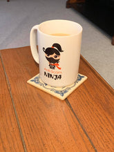 Load image into Gallery viewer, Anti-Scam Ninja™ - White Mug 15oz - SCARS Design - Worldwide Product
