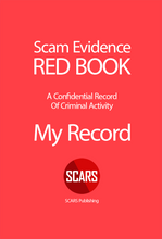 Load image into Gallery viewer, SCARS RED BOOK - Your Personal Scam Evidence &amp; Crime Record
