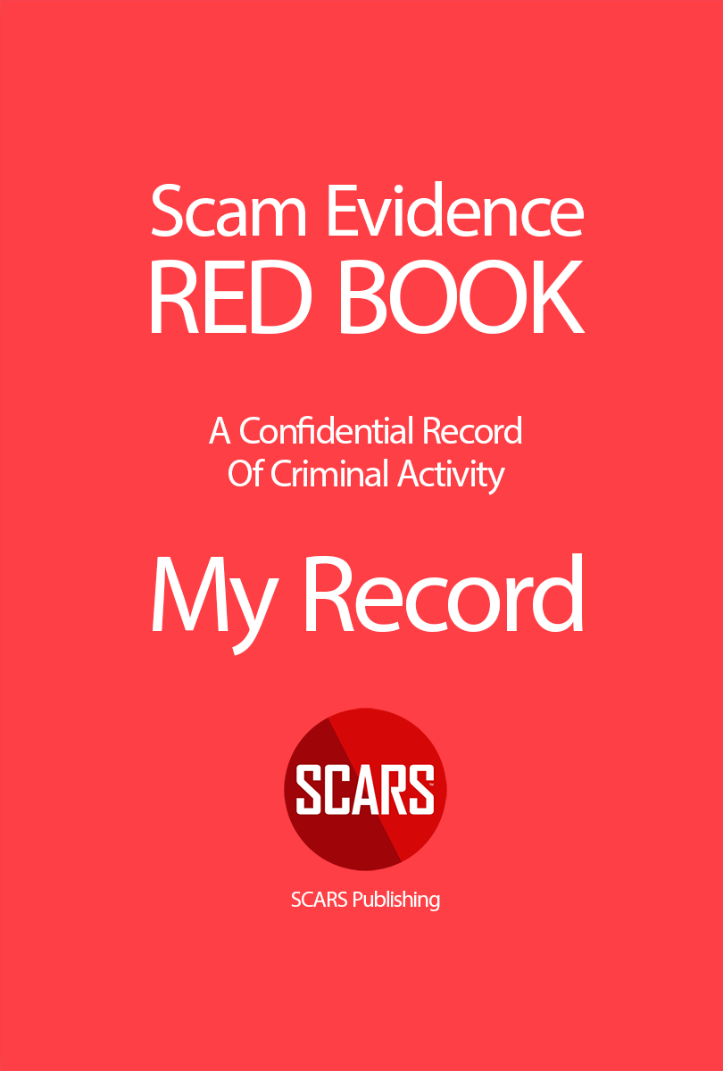 SCARS RED BOOK - Your Personal Scam Evidence & Crime Record