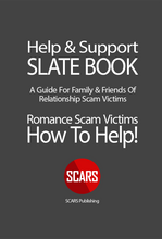 Load image into Gallery viewer, SCARS SLATE BOOK - A Guide For Families &amp; Friends Of Scam Victims
