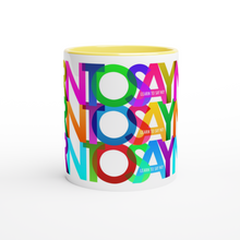 Load image into Gallery viewer, Learn To Say No - SCARS Design - White 11oz Ceramic Mug with Color Inside - Worldwide Product
